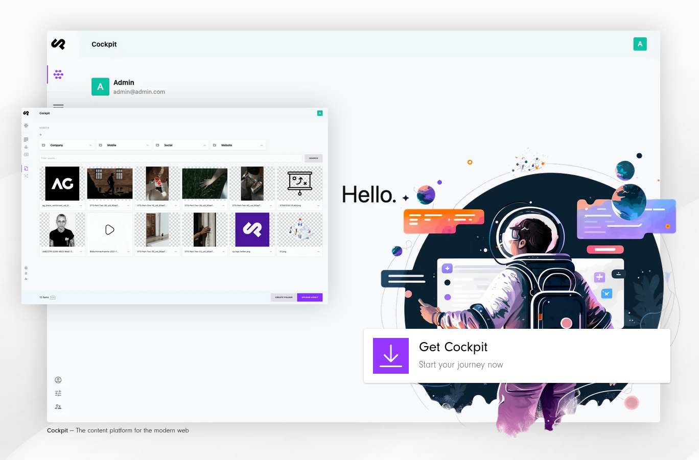 Install Cockpit CMS on Storm Internet